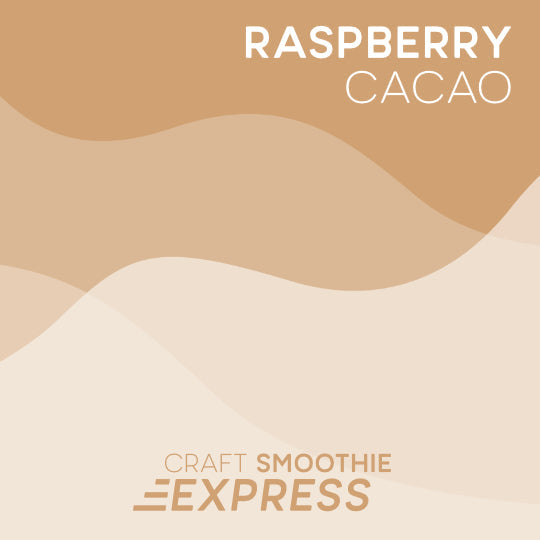Raspberry Cacao smoothie pouch by Craft Smoothie Express