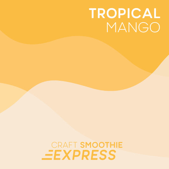 Tropical Mango smoothie pouch by Craft Smoothie Express