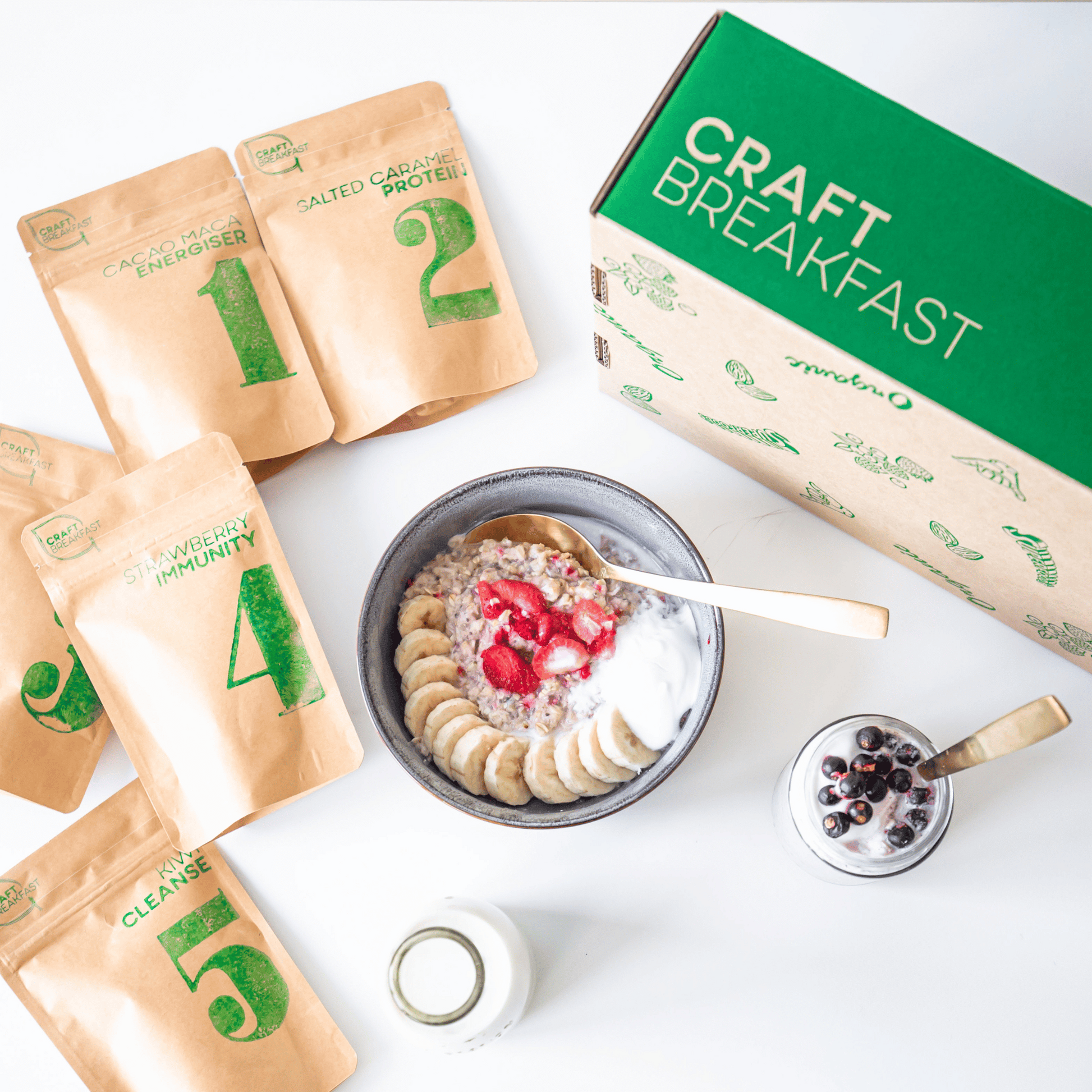 Superfood Breakfast pouches by Craft Breakfast