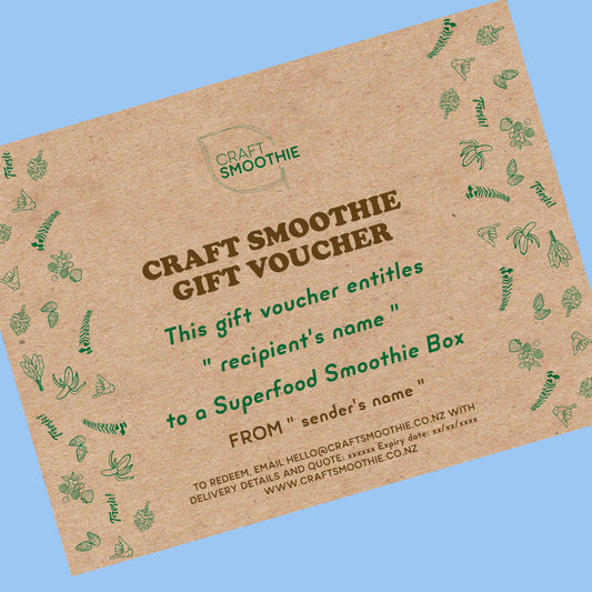 Personalised Smoothie Box eGift Card