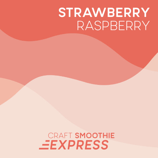 Strawberry Raspberry smoothie pouch by Craft Smoothie Express